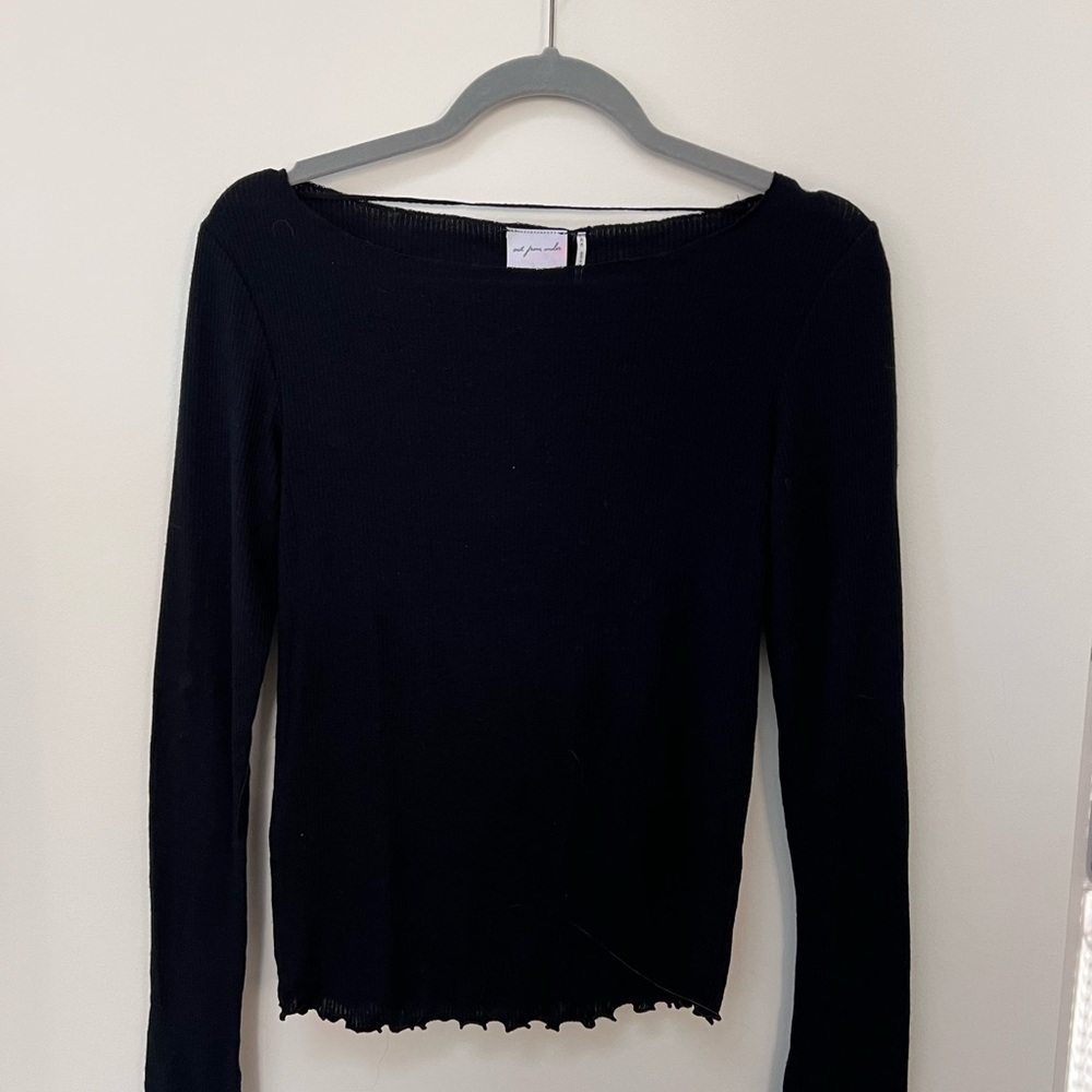 Urban Outfitters Black Long Sleeve Top